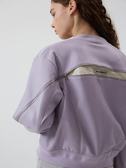 Back to the side zipper blouson PURPLE - REAL ME ANOTHER ME - BALAAN 2