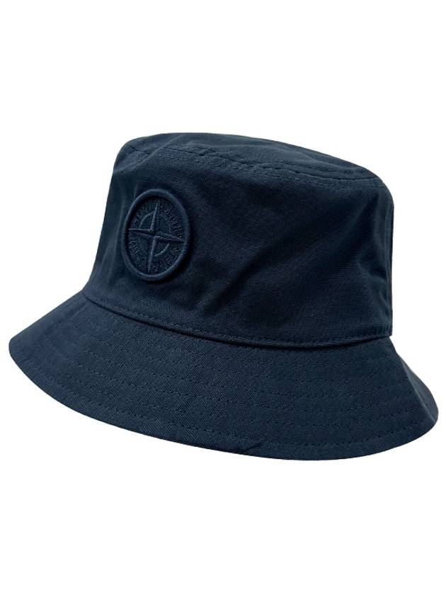 Kids Logo Patch Bucket Blue - STONE ISLAND - BALAAN 2