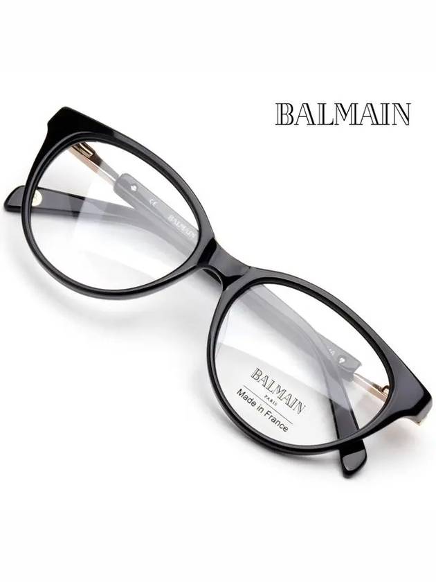 Glasses frame BL1076 C01 cat eye horn frame - BALMAIN - BALAAN 3