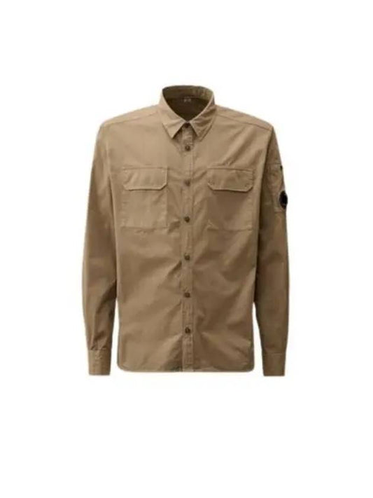 Organic Gabardine Buttoned Lens Shirt - CP COMPANY - BALAAN 2