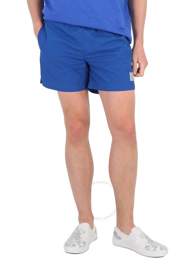 A Cold Wall Men's Volt Blue Essential Logo Patch Swim Shorts, Size Small - A-COLD-WALL - BALAAN 1