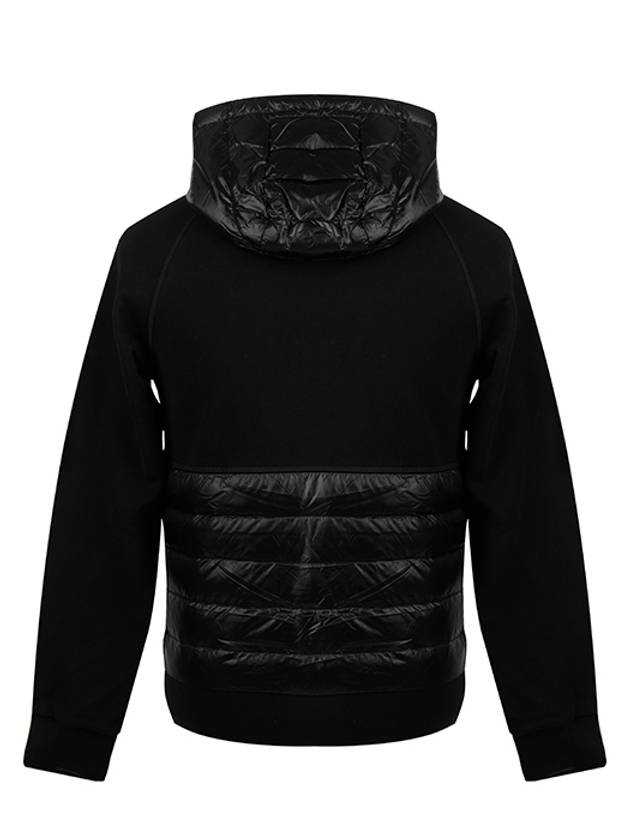 Maglia Down Zip Up Hoodie Black - MONCLER - BALAAN 4