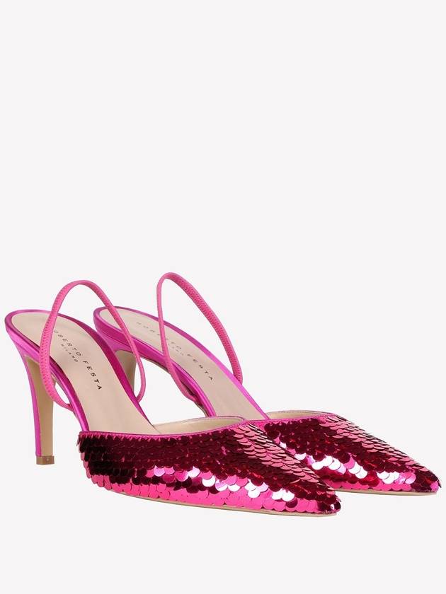 Roberto Festa Hot Pink Leather Mules - ROBERTO FESTA - BALAAN 2