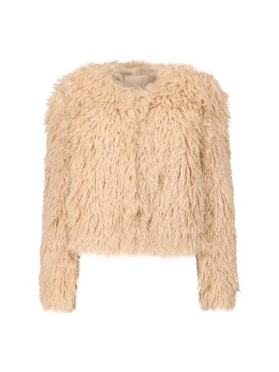 Faustine Cropped Shearing Ecru - ISABEL MARANT - BALAAN 2