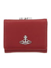 ORB Logo Small Frame Half Wallet Red - VIVIENNE WESTWOOD - BALAAN 4