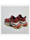 Triple S Low Top Sneakers Burgundy - BALENCIAGA - BALAAN 5