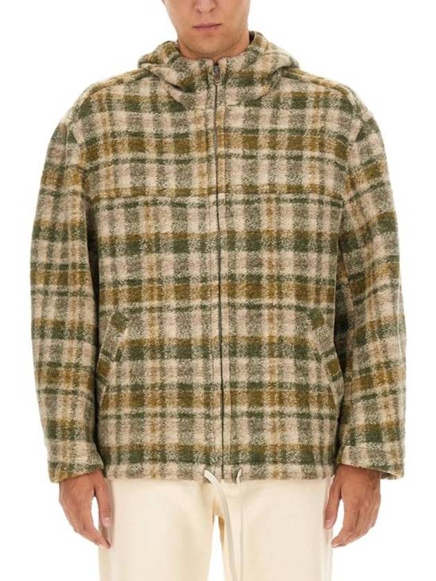 Kurt Oversized Check Wool Jacket Green - ISABEL MARANT - BALAAN 1