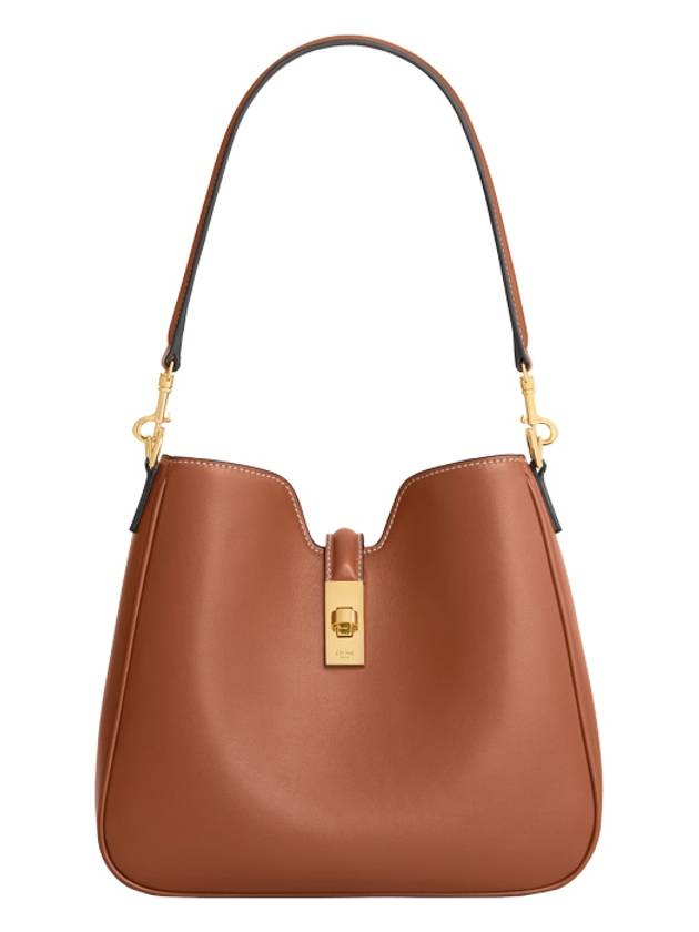 Camille 16 Soft Small Smooth Calfskin Shoulder Bag Tan - CELINE - BALAAN 1