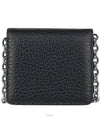 Embroidery Logo Chain Cald Wallet Black - MAISON MARGIELA - BALAAN 5