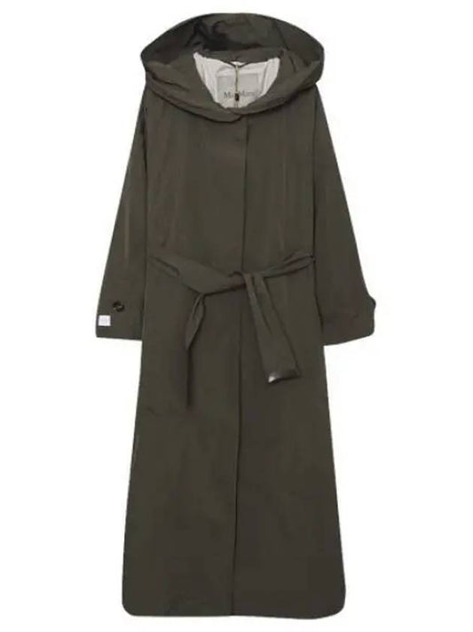 Coat Cotton Hooded Jacket - MAX MARA - BALAAN 1