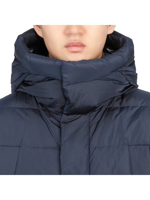 Men's Bixio Logo Hooded Quilted Padding Navy - DUVETICA - BALAAN 8