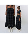 AW42SK02 See through burnout long skirt black - ATHPLATFORM - BALAAN 9