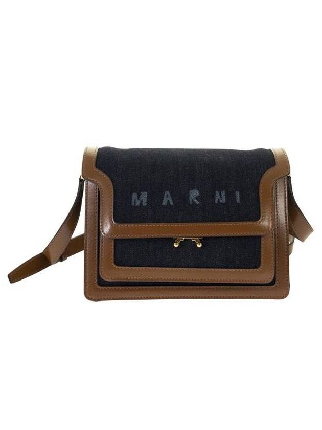 Trunk Denim Cross Bag Black - MARNI - BALAAN 1