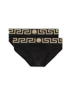 Men's Logo Banding Briefs 2 Pack Black - VERSACE - BALAAN 2