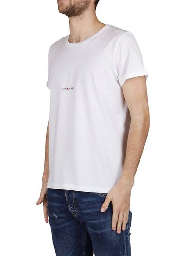 SAINT LAURENT T-SHIRT COL ROND JERSEY IMPRIM - SAINT LAURENT - BALAAN 5