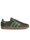 Samba OG Leather Low Top Sneakers Shadow Olive - ADIDAS - BALAAN 2