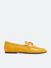 Timeless Leather Loafers Yellow - TOD'S - BALAAN 2