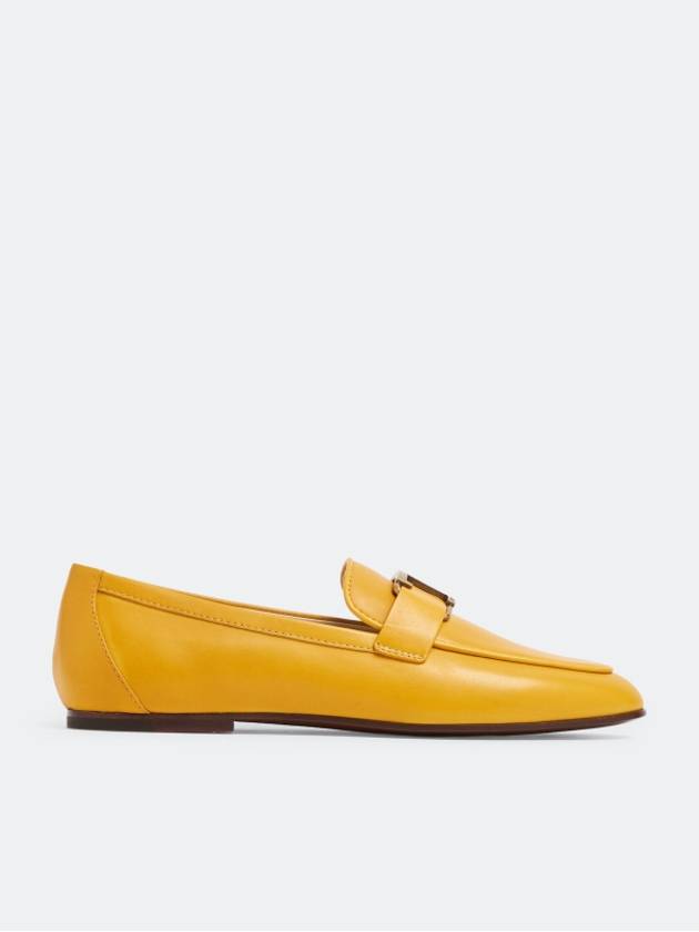 Timeless Leather Loafers Yellow - TOD'S - BALAAN 2