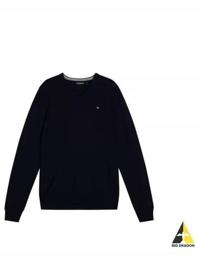 Lymann Merino V-Neck Knit Top Navy - J.LINDEBERG - BALAAN 2