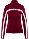 Seasonal Janice Mid Layer Track Jacket Red - J.LINDEBERG - BALAAN 2