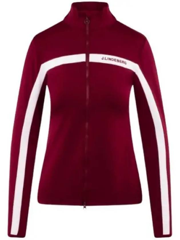 Seasonal Janice Mid Layer Track Jacket Red - J.LINDEBERG - BALAAN 2