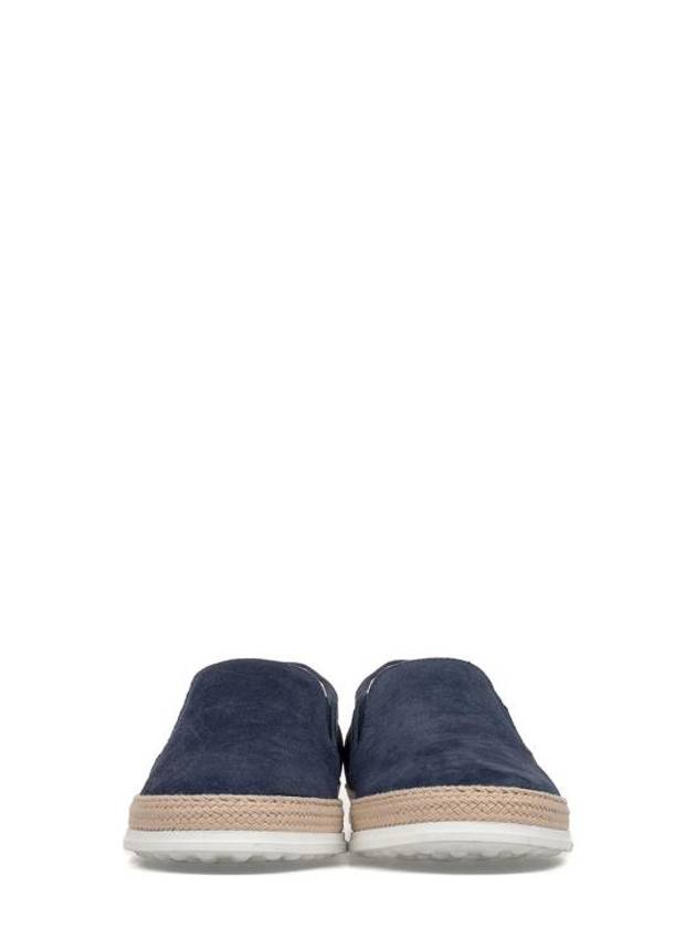 Suede Slip-On Loafer Blue - TOD'S - BALAAN 3