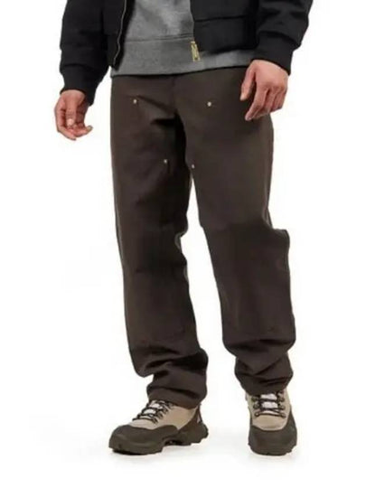 Dearborn Canvas Double Knee Straight Pants Brown - CARHARTT WIP - BALAAN 2