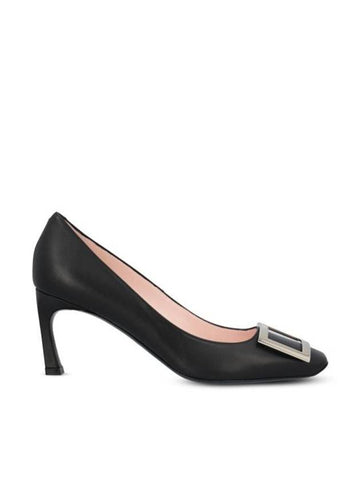 Trompette Metal Buckle Pumps Black - ROGER VIVIER - BALAAN 1