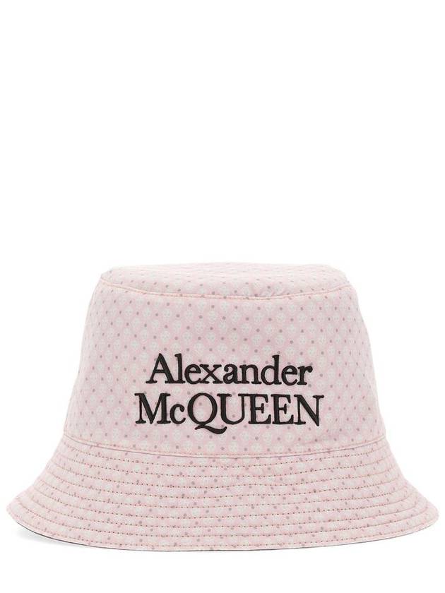 Logo Reversible Bucket Hat Black - ALEXANDER MCQUEEN - BALAAN 3