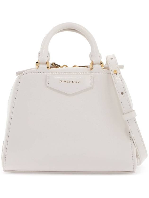 Antigona Cube Leather Tote Bag White - GIVENCHY - BALAAN 2