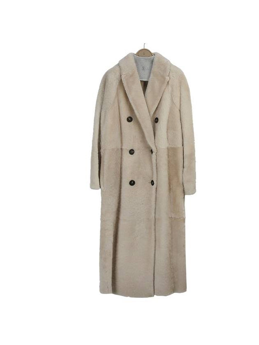 Reversible Shearing Coat Beige - BRUNELLO CUCINELLI - BALAAN 1