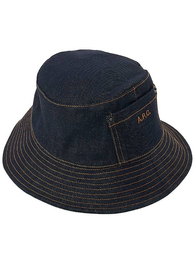 Bob Thais Denim Bucket Hat Indigo - A.P.C. - BALAAN 5