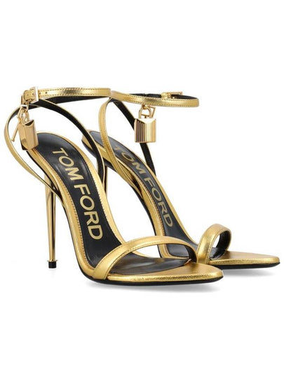 Tom Ford Padlock Metallic Sandals - TOM FORD - BALAAN 2