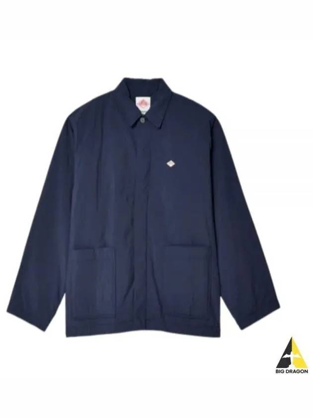 Logo Patch Coverall Jacket DTA0374 KRS NAVY - DANTON - BALAAN 1