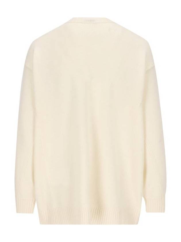 Fido cashmere blend knit top white - MAX MARA - BALAAN 3