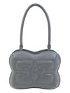 Butterfly Top Handle Shoulder Bag Grey - GANNI - BALAAN 2