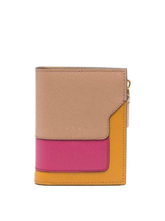 Leather two fold wallet PFMO0054U1LV520 - MARNI - BALAAN 1