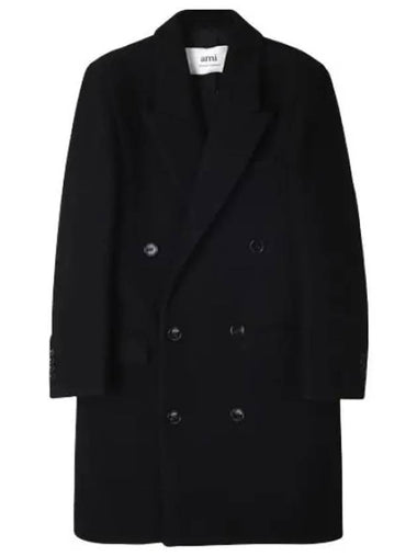 double wool coat women - AMI - BALAAN 1