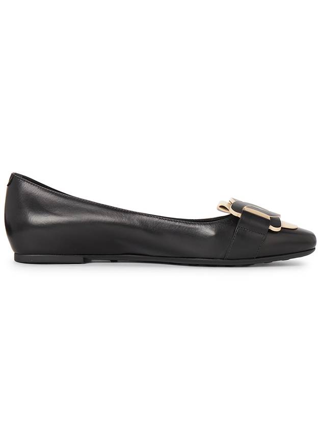 Kate Leather Ballerina Flat Black - TOD'S - BALAAN 5