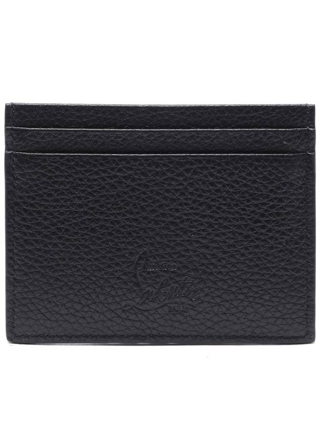 Chios Spike Card Wallet Black - CHRISTIAN LOUBOUTIN - BALAAN 5