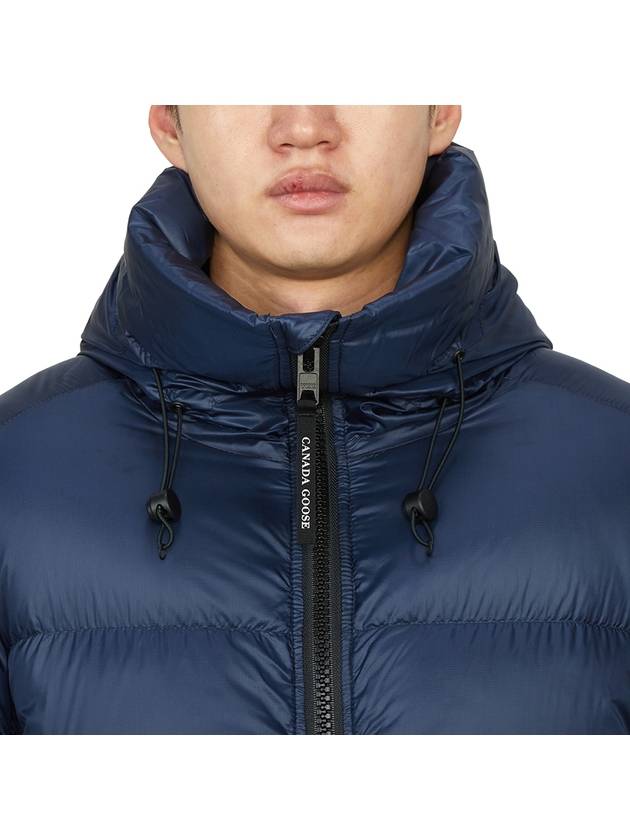 Men's Crofton Down Puffer Short Padding Atlantic Navy - CANADA GOOSE - BALAAN 8