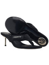Women s Black Brand Heel Sandals COPSH34464 - COPERNI - BALAAN 5