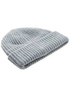 Logo Patch Knit Beanie Grey - GANNI - BALAAN 5