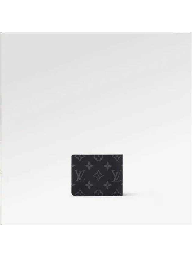 Slender Monogram Eclipse Half Wallet Black - LOUIS VUITTON - BALAAN 7