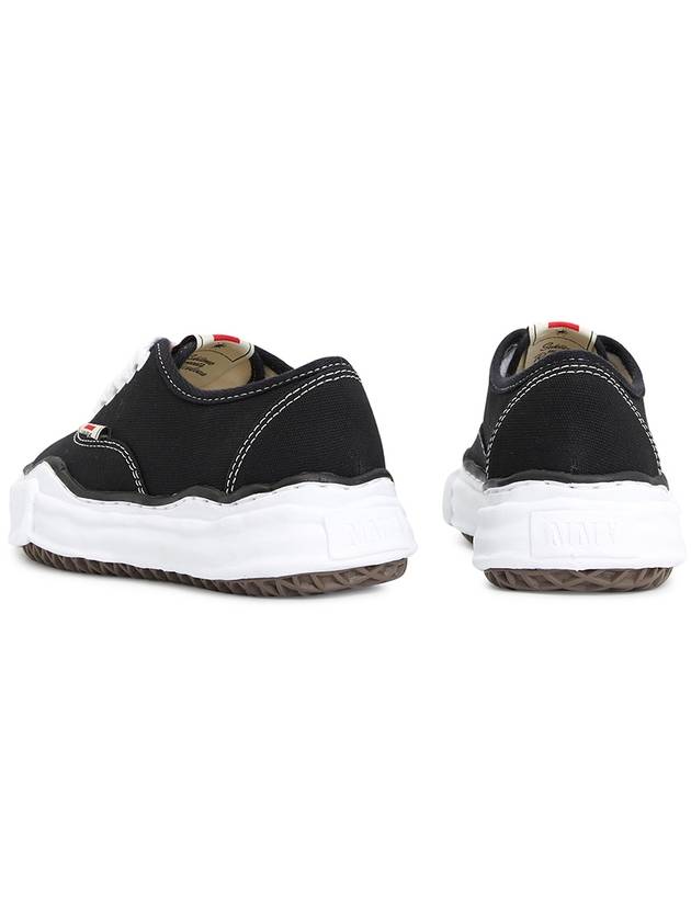 Baker OG Sole Canvas Low Top Sneakers Black - MAISON MIHARA YASUHIRO - BALAAN 7