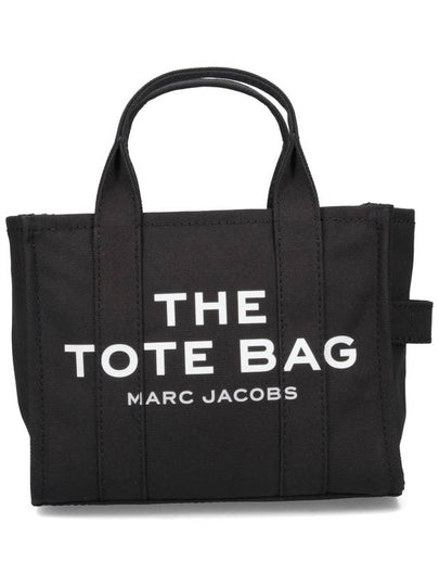 Logo Small Canvas Tote Bag Black - MARC JACOBS - BALAAN 2