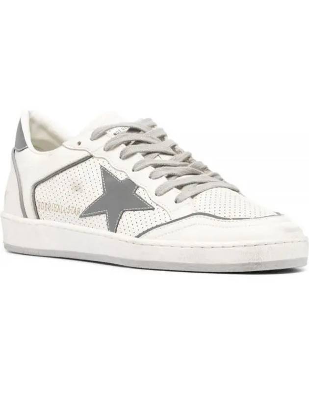 Deluxe Ball Star Double Quarter Leather Low Top Sneakers White - GOLDEN GOOSE - BALAAN 2