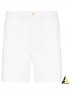 Men's Embroidered Pony Prepster Shorts White - POLO RALPH LAUREN - BALAAN 2