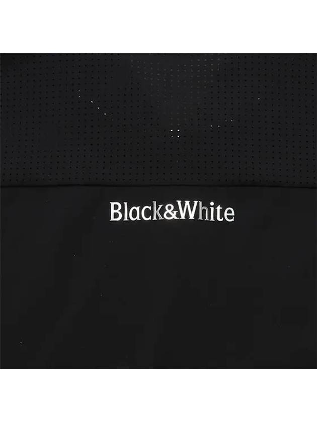 cold-sensitive material full open zip-up t-shirt 6204LZJNBLACK - BLACK&WHITE - BALAAN 4