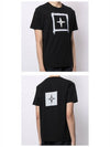 Stencil Two Logo Short Sleeve T-Shirt Black - STONE ISLAND - BALAAN 5